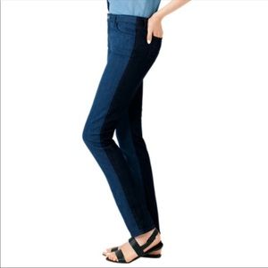 Kate Spade Saturday Two Tone Skinny Jeans Sz 27
